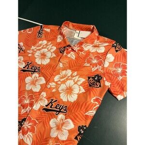 NEW Frederick Keys Baltimore Orioles Minor League Baseball Hawaiian Shirt MED 11
